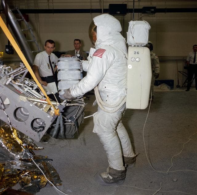 NASA image: Armstrong - Centrifuge- MSC