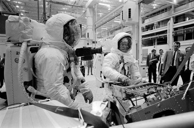 NASA image: Crew Training - Apollo XI - MSC