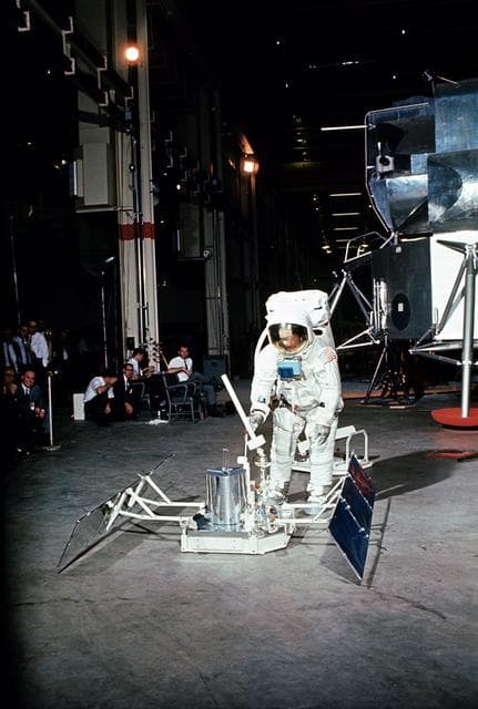 NASA image: Crew Training - Apollo 11