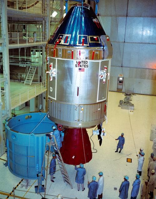 NASA image: Apollo 11 mating images - MSC