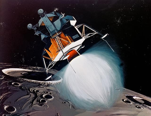 NASA image: LUNAR LANDING - ART CONCEPT