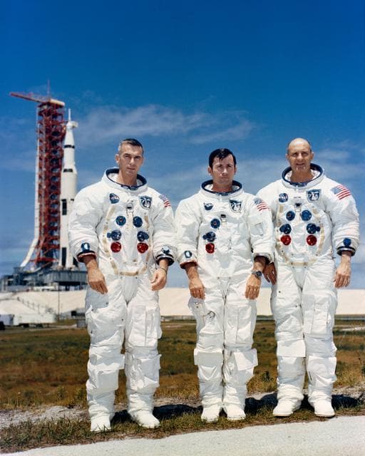 NASA image: PORTRAIT - APOLLO 10 PRIME CREW - CAPE