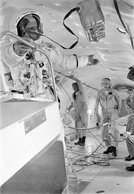 NASA image: APOLLO 12 - LUNAR MODULE (LM)-6 - RELOCATION - KSC