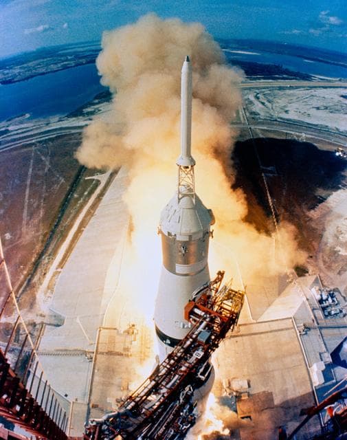 NASA image: Liftoff - Apollo XI - Lunar Landing Mission - KSC