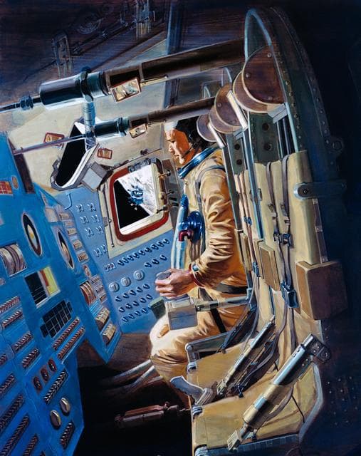 APOLLO XII - ART CONCEPT - COMMAND MODULE