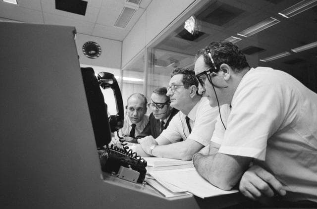 NASA image: Apollo 13 - Mission Control Console
