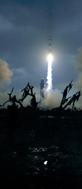 NASA image: Launch - Apollo XIV -  Lunar Landing Mission - KSC
