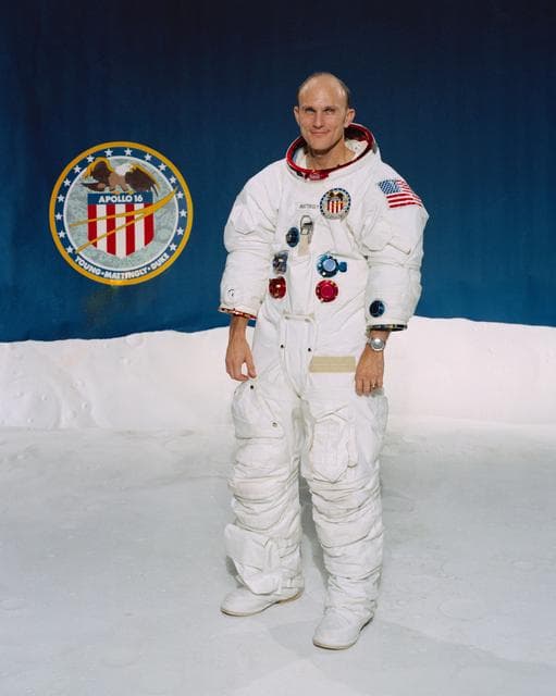 NASA image: APOLLO XVII  (PORTRAITS) - ASTRONAUT MATTINGLY, THOMAS