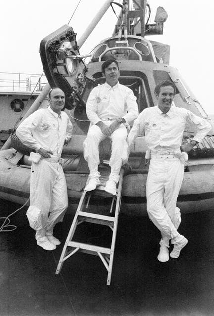 NASA image: CREW TRAINING - APOLLO XVI (EGRESS) - GULF