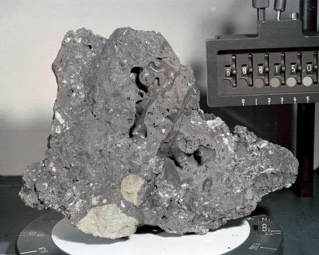 NASA image: View of Apollo 16 lunar sample no. 68815