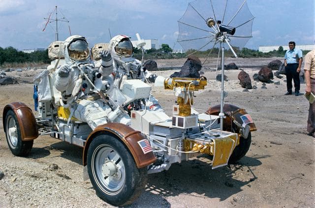 NASA image: APOLLO 17 - CREW TRAINING - EXTRAVEHICULAR (EVA) - KSC