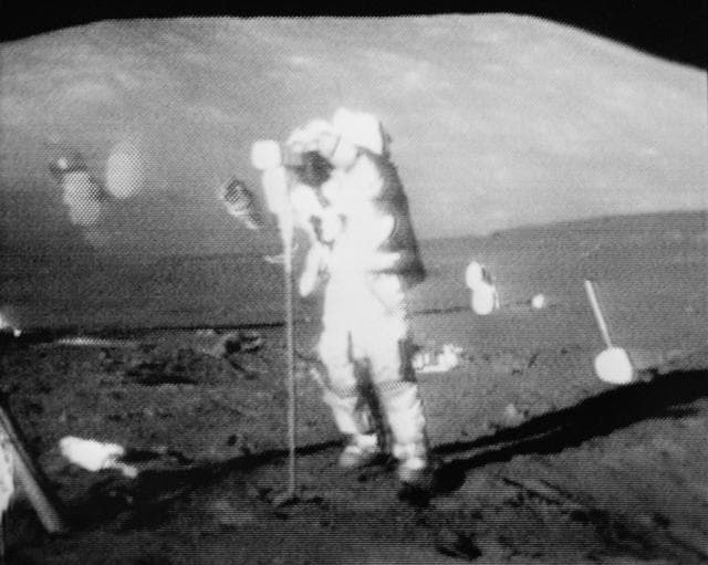 NASA image: APOLLO 17 - INFLIGHT (1ST EVA)
