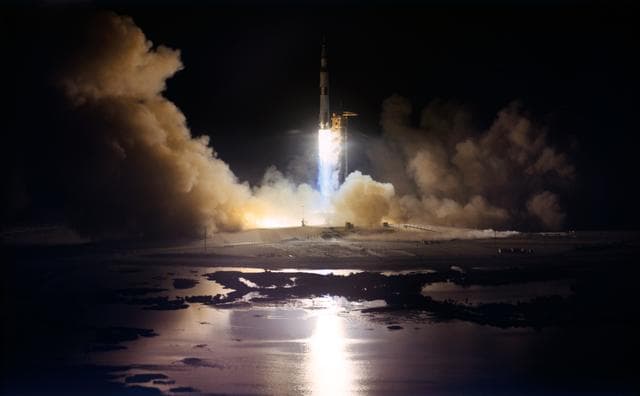 NASA image: Launch of the Apollo 17 lunar landing mission