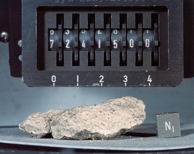 NASA image: View of Apollo 17 lunar rock sample no. 72415,0