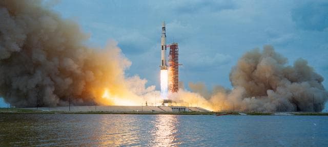 NASA image: Launch of unmanned Skylab 1 space vehicle