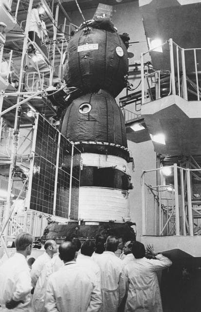 NASA image: Launch Preparations - Apollo-Soyuz Test Project (ASTP) - USSR