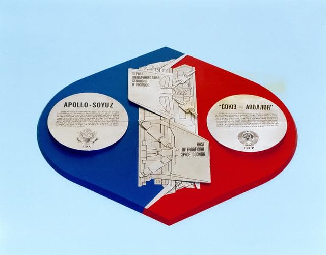 NASA image: View of Commemorative Plaque for ASTP