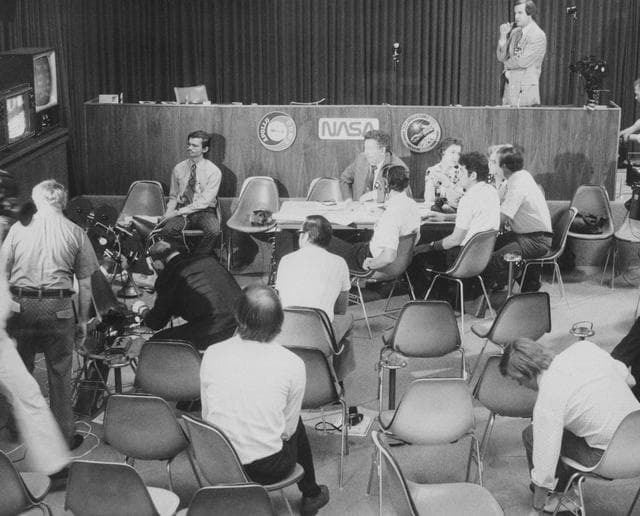 NASA image: Protocol - Apollo-Soyuz Test Project (ASTP) Press Activity - JSC