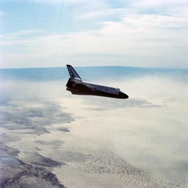 NASA image: LANDING - STS-3 - NORTHRUP STRIP, NM