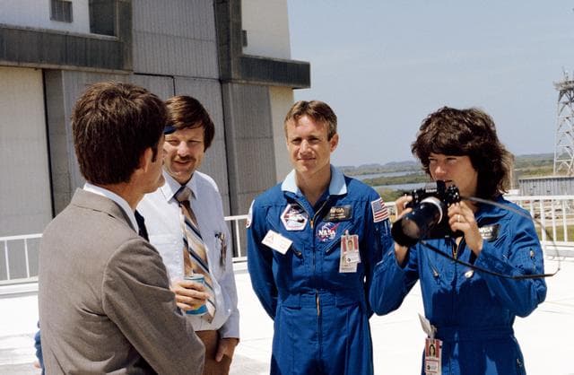 NASA image: PREFLIGHT - STS-6 - KSC, FL AND EAFB, TX