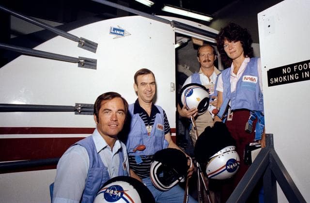 NASA image: Simulator - Ride, Sally K.
