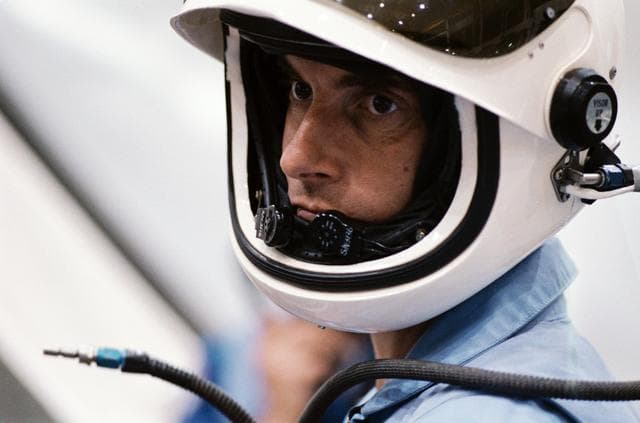 NASA image: Portrait view of Ulf Merbold during training session