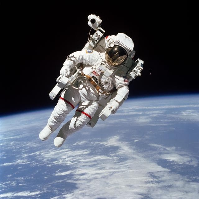 NASA image: STS-11 Extravehicular Activity (EVA)-1 - Astronaut McCandless, Bruce