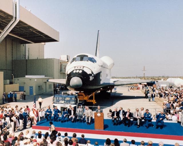 NASA image: ORBITER VEHICLE (OV)-103 - PALMDALE, CA