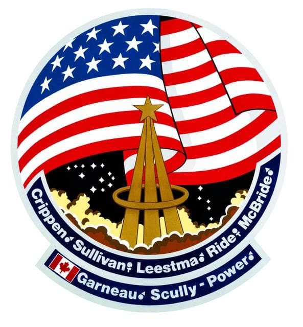 NASA image: PATCH - STS-41G CREW - INSIGNIA