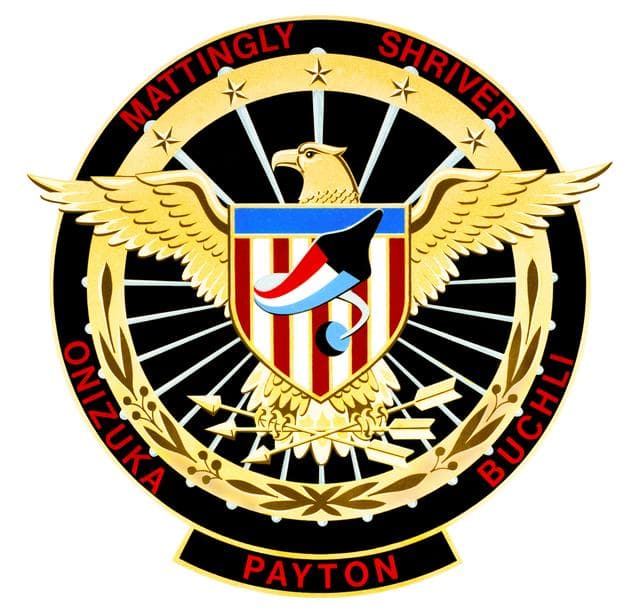 NASA image: STS-51C CREW INSIGNIA