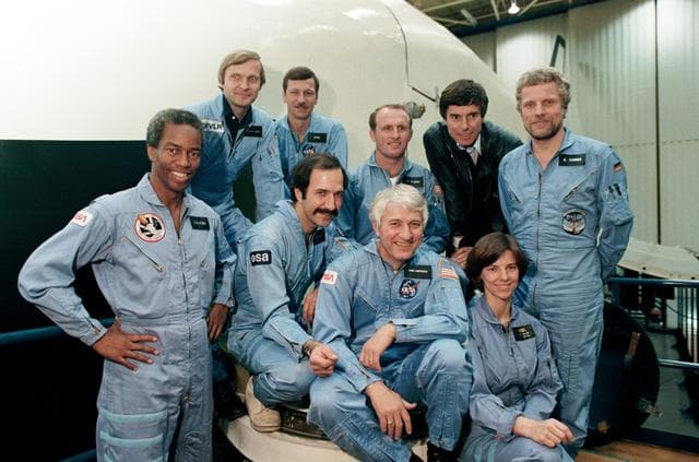 NASA image: PREFLIGHT (CANDID) - STS-61A/D-1- JSC