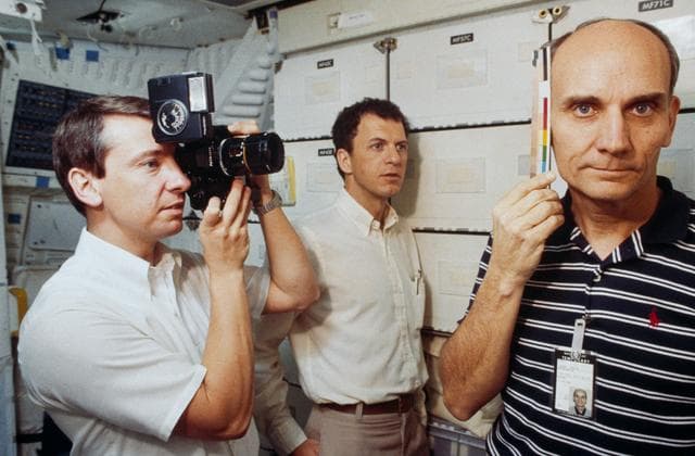 NASA image: Crew Training - STS-24/51B - JSC
