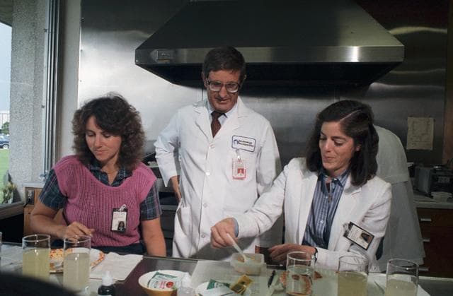 NASA image: "Teacher in Space" Participants - Space Food Testing - Orientation Session - JSC