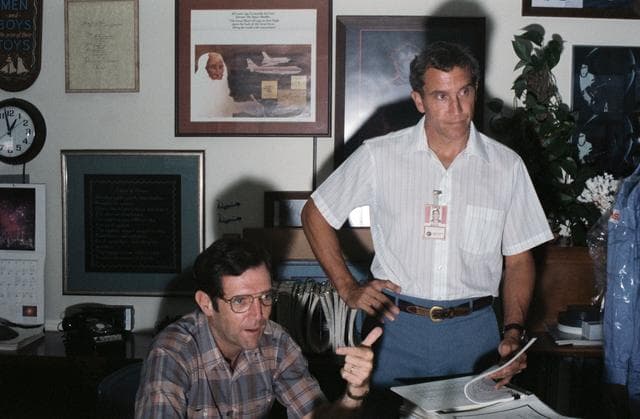 NASA image: CREW TRAINING - STS-33/51L - JSC