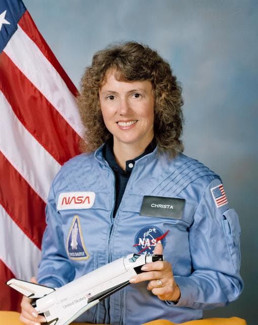NASA image: Official portrait Sharon Christa McAuliffe, STS 51-L Teacher in Space