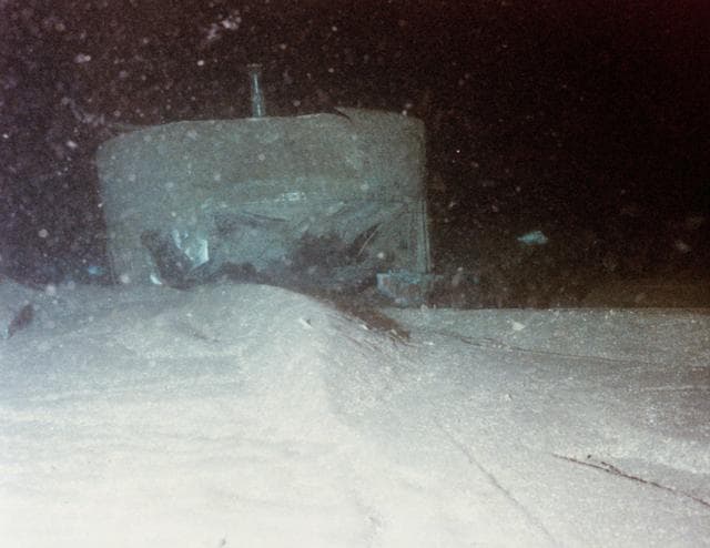 NASA image: View of the SRB recovery during STS 51-L investigation