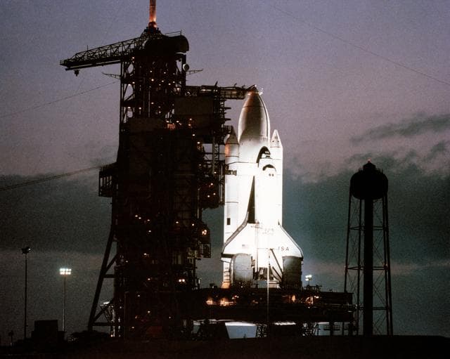 NASA image: Rollout - Shuttle Columbia - KSC