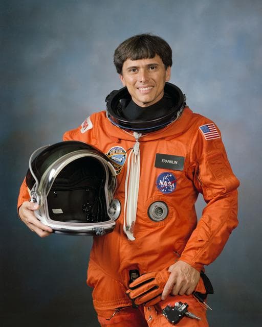 NASA image: Official photo of Astronaut Mission Specialist Franklin Chang Diaz in orange