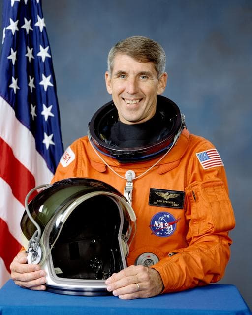 NASA image: Official portrait of Bob Springer (for STS-29).