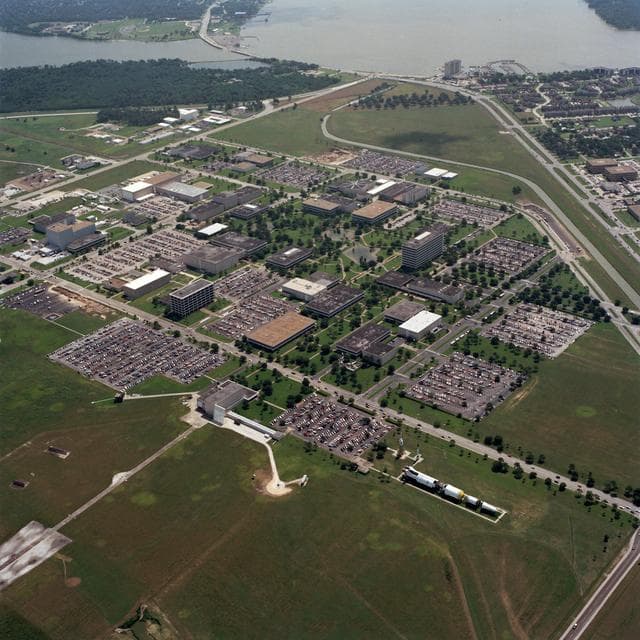 NASA image: Aerial view of the Johnson Space Center