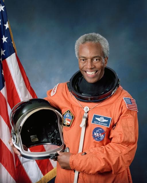 NASA image: Official Portrait of Astronaut Guion S. Bluford for Lithograph.