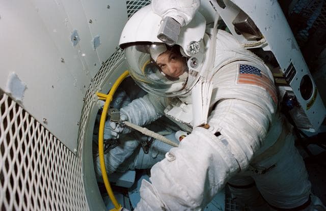 NASA image: Astronaut Catherine G. Coleman during WETF training