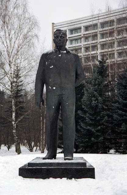 Gagarin monument view