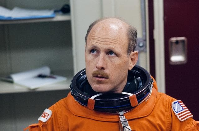 NASA image: Astronaut Kenneth D. Bowersox during emergency egress training