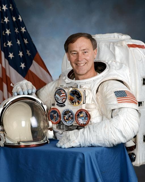 NASA image: Portrait of Astronaut Jerry L. Ross in EMU