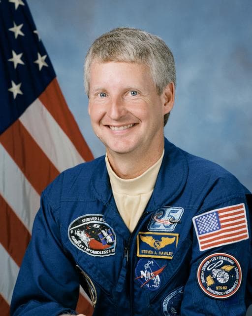 NASA image: Official portrait of astronaut Steven A. Hawley