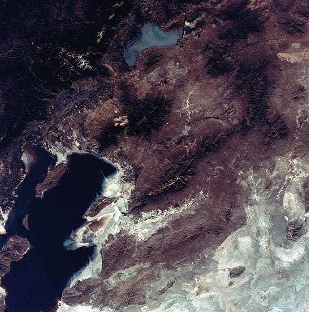 NASA image: View of the Salt Lake City, Utah area