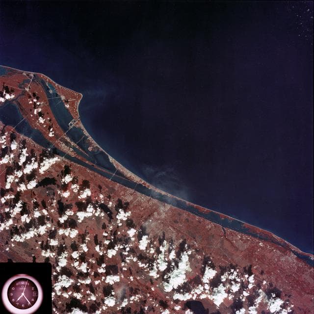 NASA image: Kennedy Space Center and the Florida Atlantic coast area