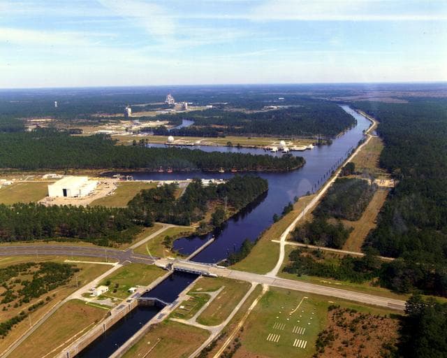 NASA image: Stennis Space Center's Unique Canal System