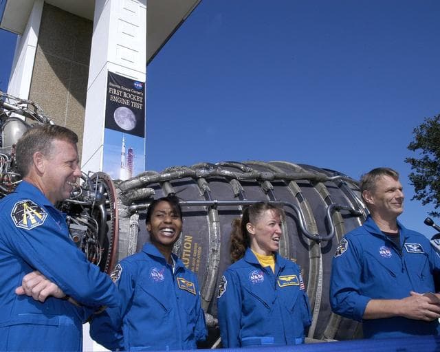 NASA image: STS-121 crew visits SSC